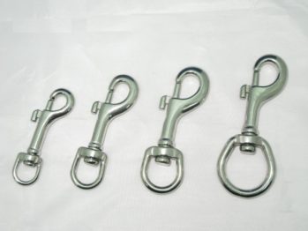 DCS-12XS, S, M, L STAINLESS STEEL SWIVEL BOLT SNAP